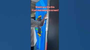 Poster led display GOB process Front maintenance Anti-collision #ledvdi #posterleddisplay #ledwall