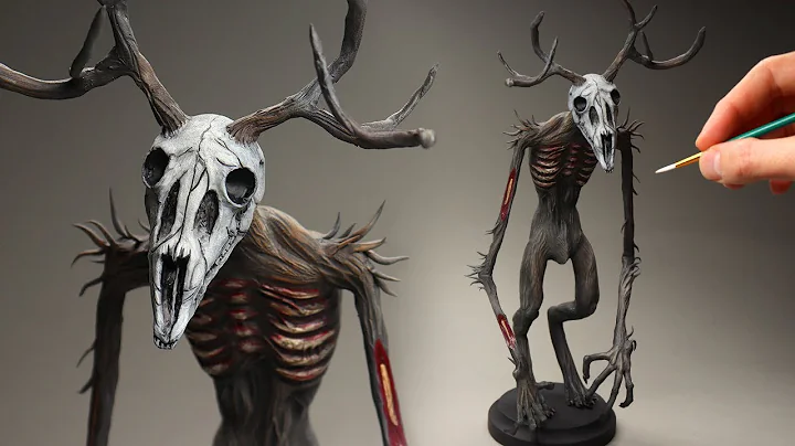 Sculpting a WENDIGO! - Polymer Clay Timelapse Tutorial