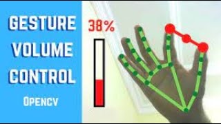 hand gesture volume control | python | opencv