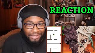 Dr. Stone Rap | “Get Excited” | Daddyphatsnaps ft. Its The Khan [Reaction]