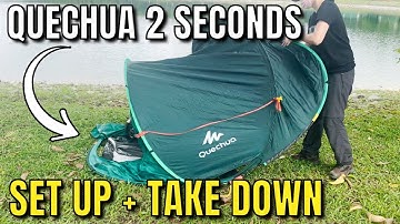 How to Set Up & Take Down the Quechua 2 Seconds Tent