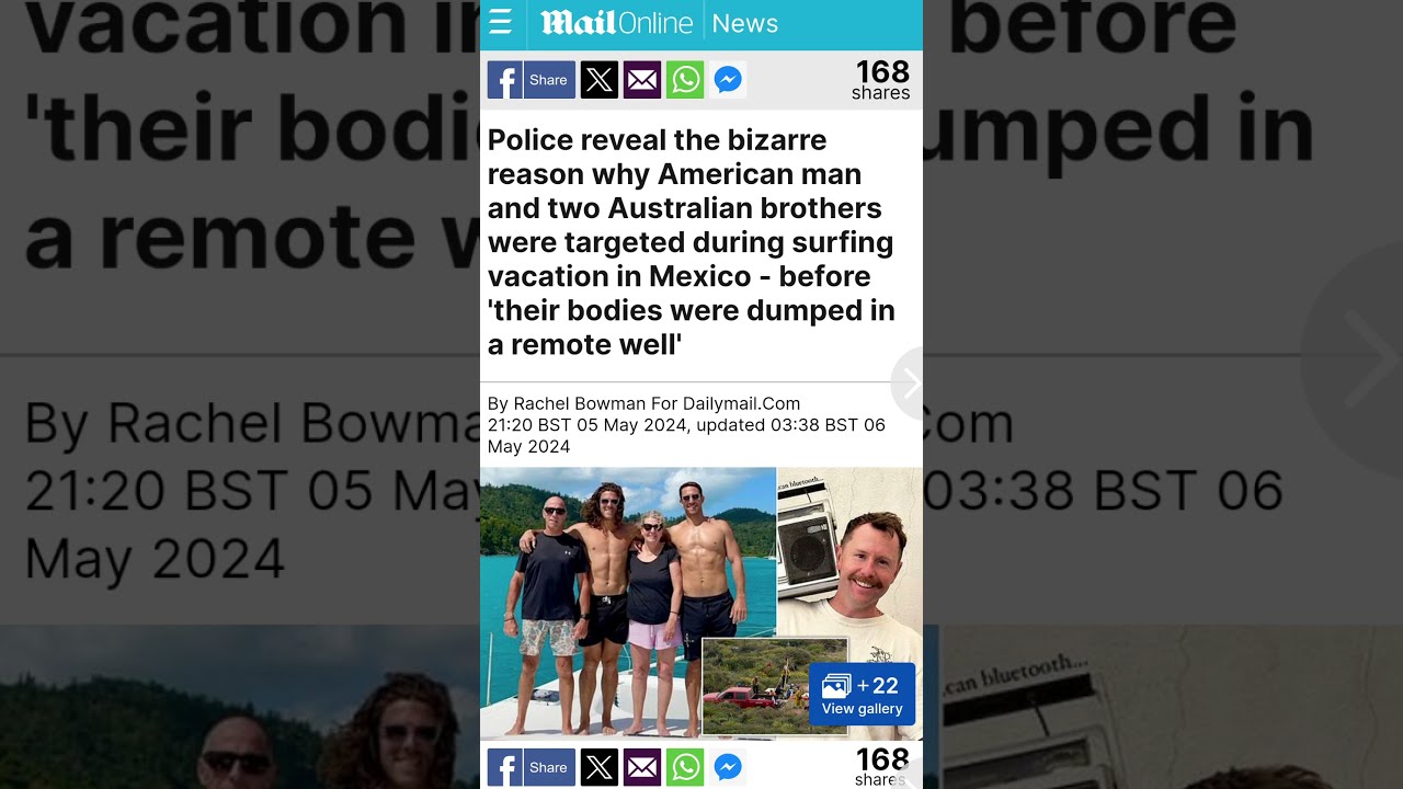 Shocking Updates Police Reveal Bizarre Reason Why Surfers Were Targeted In Mexico