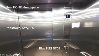 BRAND NEW KONE EcoSpace MRL Traction Elevator | Popstroke | Katy, TX