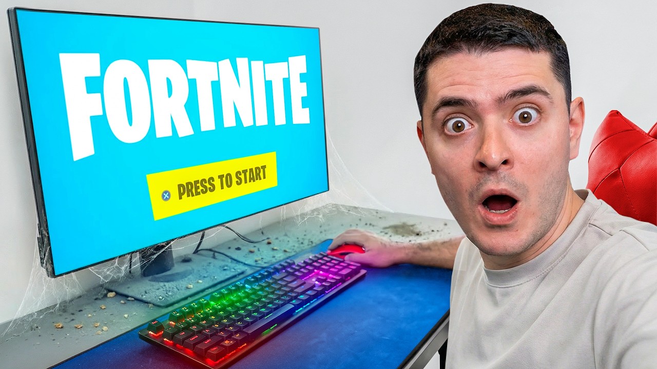 Entrei no Fortnite depois de 3 meses!