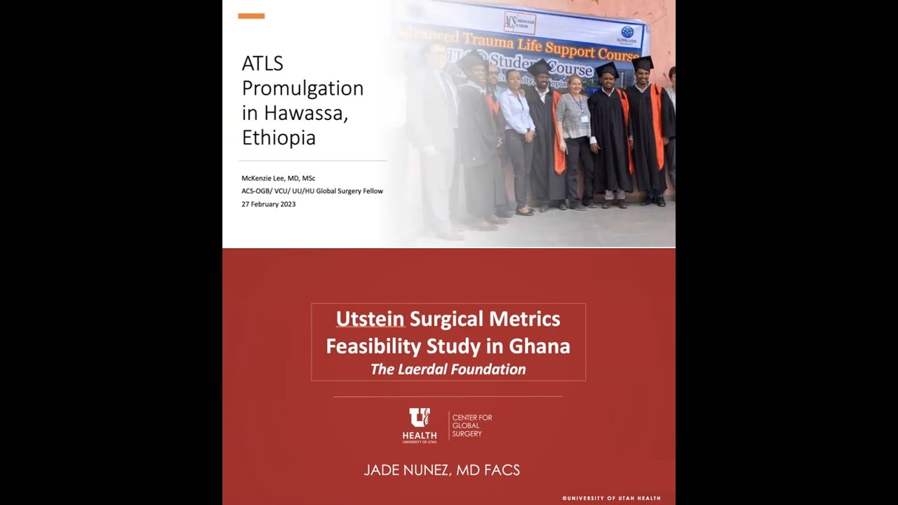 ATLS Promulgation in Hawassa, Ethiopia and Utstein Surgical Metrics Feasibility Study in Ghana