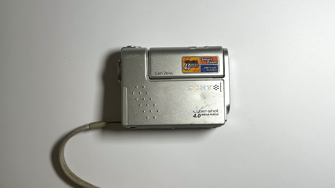 Sony Cyber-Shot DSC-F77 - YouTube