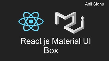 Reactjs material ui tutorial #12 Box | Layout