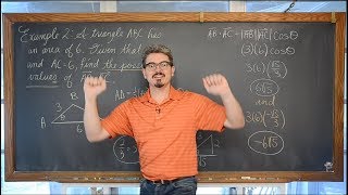 Dot Product Geometric Vectors 2-D 3-D (3 Examples)