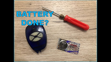 House Alarm Remote – Battery Change!