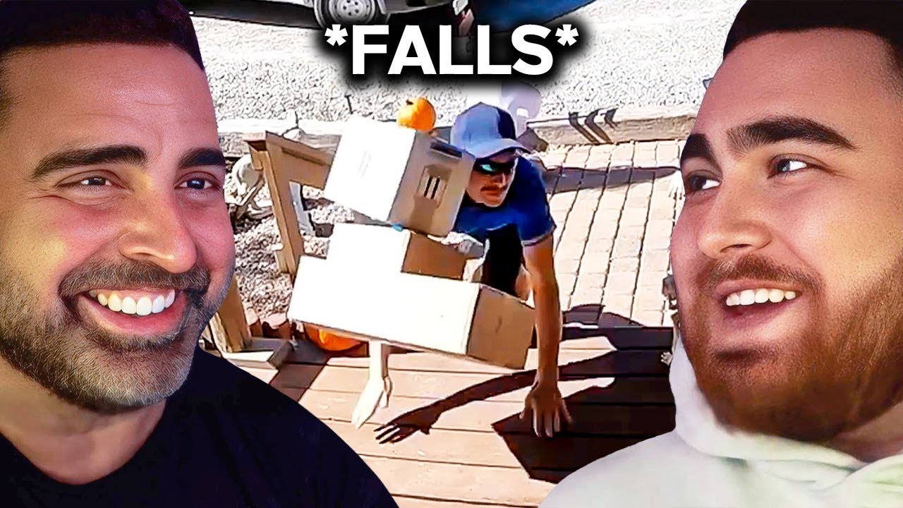 LosPollosTV And Dad React To Best Delivery Driver Videos of the Decade!
