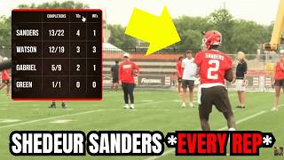 Shedeur Sanders Training Camp Highlights | Every 1st Team Rep