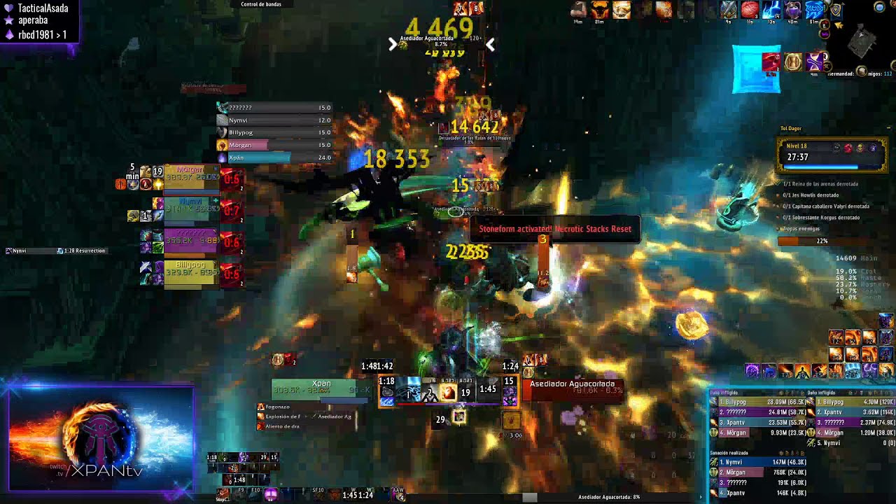 [Past Stream] Fire Mage Mythic Plus : Tol Dagor +18 (TD) & Free Hold ...