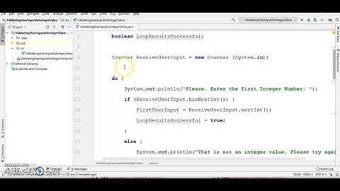 Validating User Input For Integer Value || Java programming || Input Validation || DoWhile & IfElse