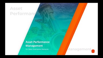 Asset Performance Management on Water Distribution Networks