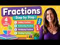 Fractions Lessons 1-4: Help Children to Add, Subtract, Multiply and Divide Fractions