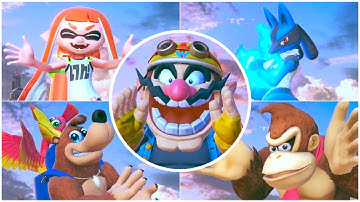 Super Smash Bros. Ultimate - All Characters Clapping Animation (DLC Included)