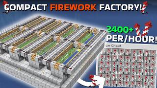 Minecraft Fireworks Rocket Farm Tutorial-- 2,400+ Per/H | Wealth