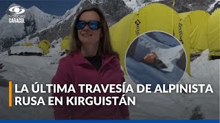 El Último Video Que Muestra Con Vida A Natalia Nagovitsina, Alpinista Atrapada En Kirguistán