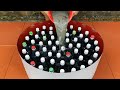 Diy plastic bottle ideas  build garden from plastic bottles and cement  diy coffee table at home