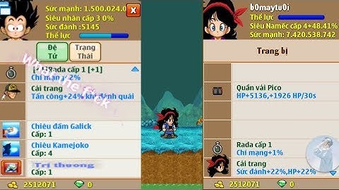 NGỌC RỒNG ONLINE - mở skill3 đệ tử ki gấp 3 hp vài cái kết buồn cho 1 phế phẩm...!