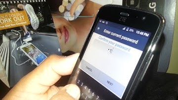 How to set lock screen on ZTE Majesty Pro Model Z798BL with Pattern, Password, PIN