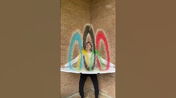 #OlympicSpirit in every shape and form 🙌 | 📹: (TT) friedriceart