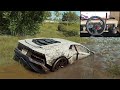 Nfs heat rebuilding a lamborghini aventador s  logitech g29 gameplay