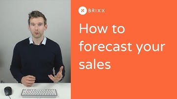 Getting started with Brixx part 2: How to forecast your sales