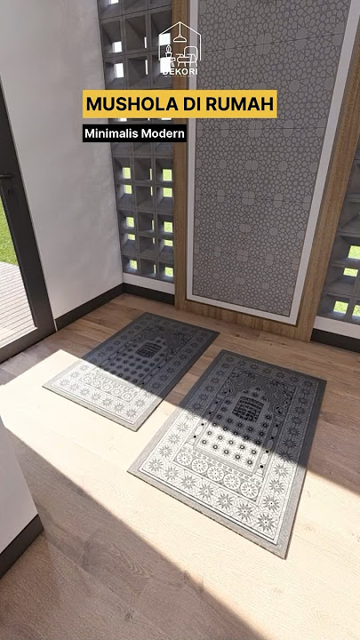Mushola minimalis di dalam rumah #islam #shorts