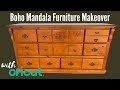 BEAUTIFUL FURNITURE MAKEOVER | Modern Boho Dresser Makeover | DIY Furniture Flip