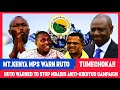 RUTOS BIG BLOW: As UDA Mt.kenya MPS Warn RUTO Over CS Mbadi &amp; UDA SG Omar Anti-Kikuyus Campaigns‼️