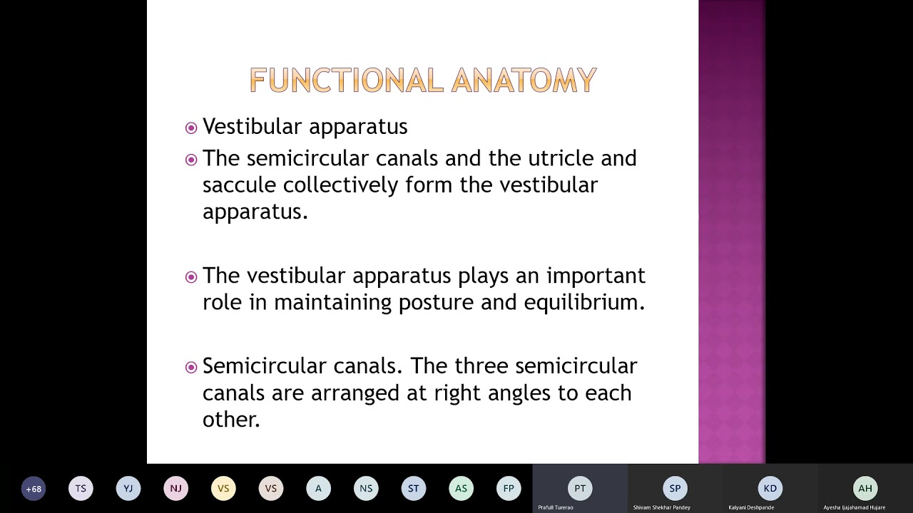 Physiology Vestibular Apparatus I Dr. PrafullaTurerao