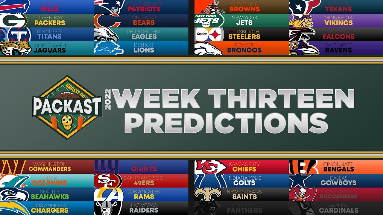 NFL Week 13 Predictions YouTube