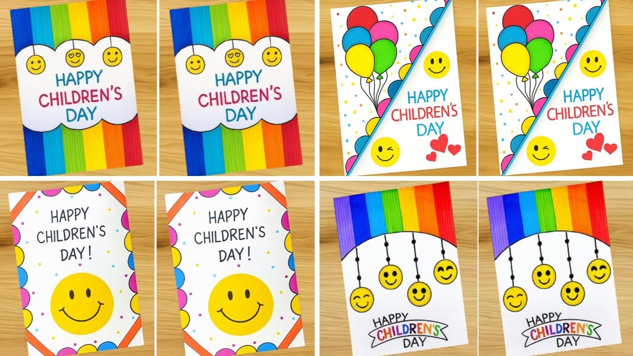 DIY Children's Day Greeting Card Ideas || Handmade Children's Day Card || Children's Day Card 2025