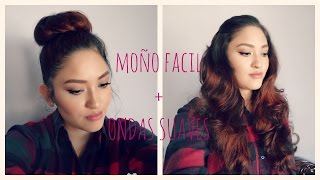 Easy 1-Min Bun + Soft Waves (Anti-Frizz Hairstyle :3) screenshot 5