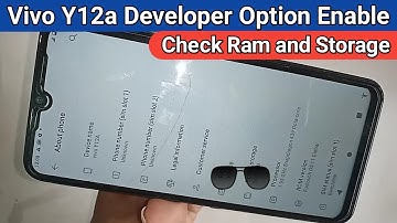 Vivo Y12a Developer option Enable and Check Ram and Storage