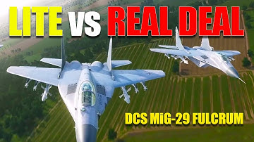 DCS MiG-29 Comparison – Flaming Cliffs vs Full Fidelity #dcs