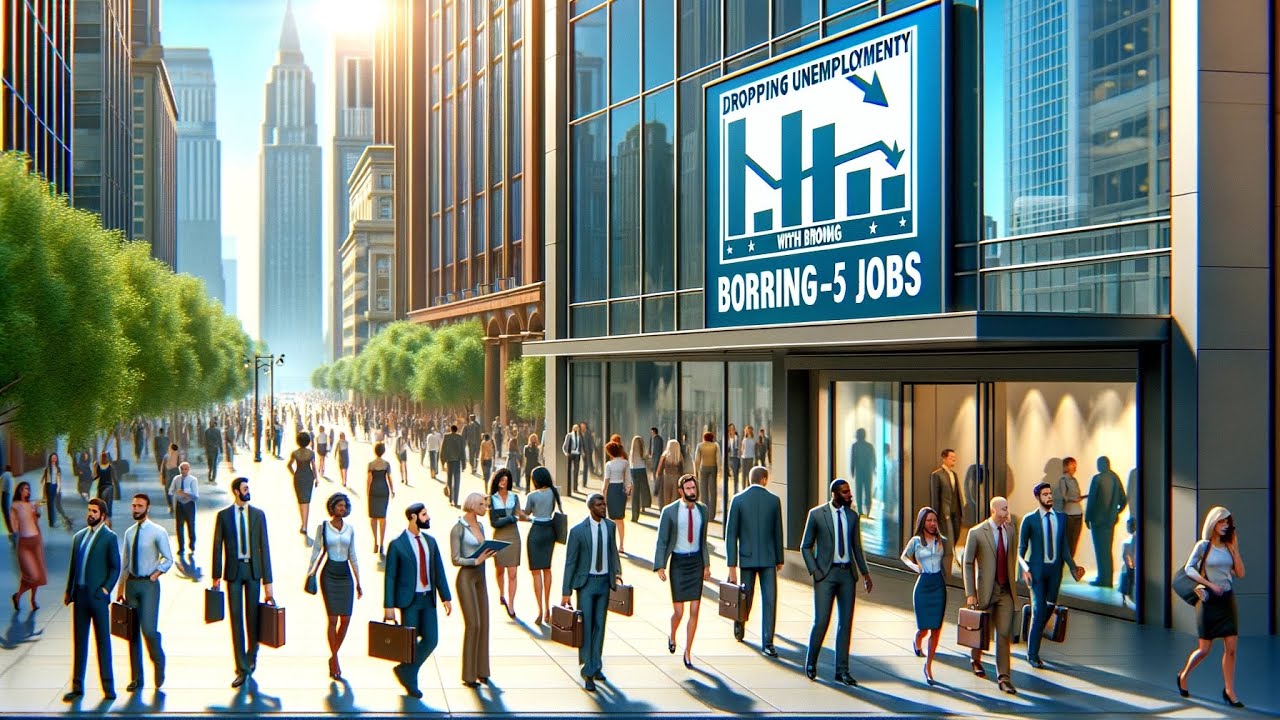 DROPPING UNEMPLOYMENT WITH BORING 95 JOBS (skyline cam) CITIES
