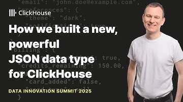 How we made the JSON type performant in Clickhouse