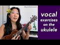 Vocal Exercise on the Ukulele + my new voice channel!