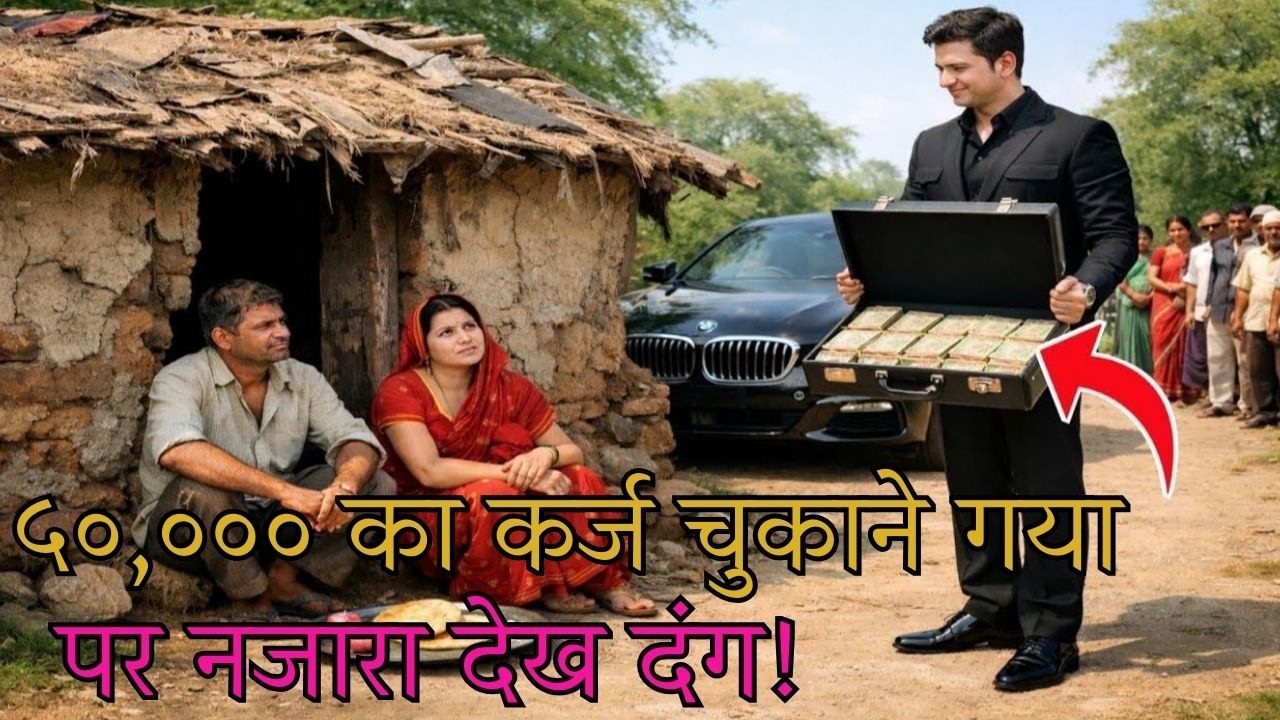 करोड़पति गरीब दोस्त की झोपड़ी में 50,000 देने गया... फिर जो हुआ, देखकर रो पड़ोगे!