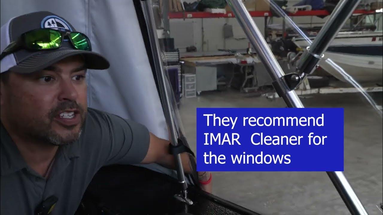 How to Raise and Lower a Custom Bimini Top on Lund Pro V Boat YouTube