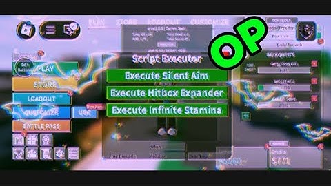 op combat warriors aimbot and extend hit box and infinite stamina