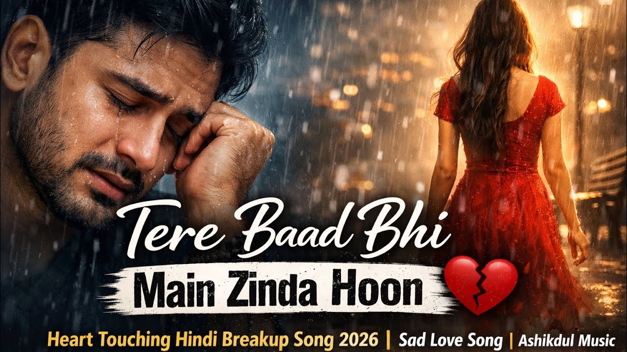 Tere Baad Bhi Main Zinda Hoon 💔 | Heart Touching Hindi Breakup Song 2026 | Sad Love Song | 
