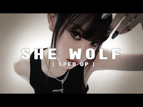 shakira - she wolf [ sped up ] - YouTube