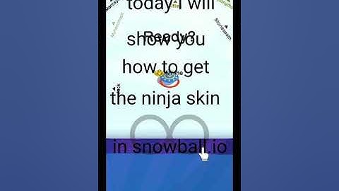 How to get the hidden ninja skin in snowball.io