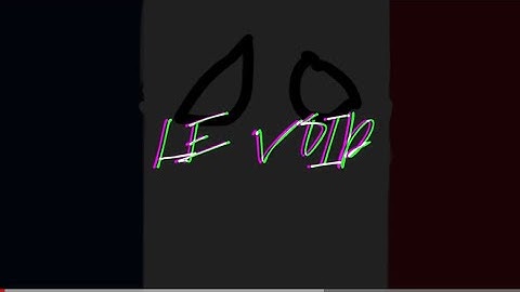 Le Void: a Explanation of the black background