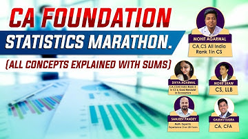 CA Foundation Statistics Marathon II CA foundation Statistics Revision II CA & CMA foundation