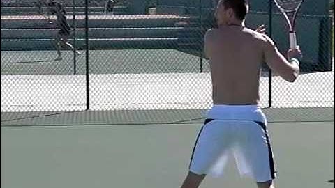 Robin Soderling Slow Motion Forehand Drill (300fps)