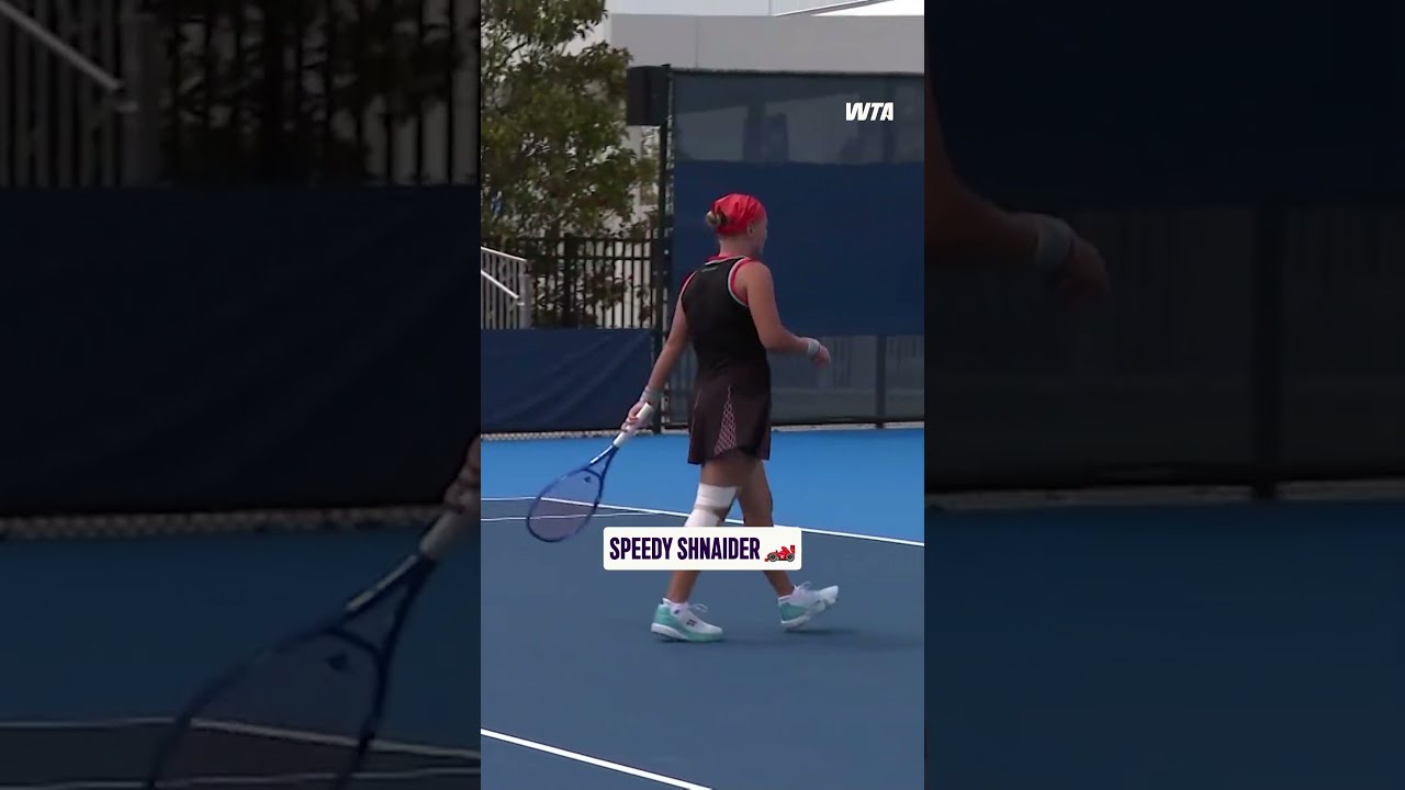 When Diana Shnaider puts on the jets 💨 #WTA #CincyTennis #DianaShnaider #shorts